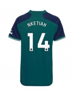 Arsenal Eddie Nketiah #14 Kolmaspaita Naisten 2023-24 Lyhythihainen
